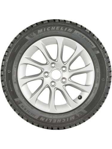 фото протектора и шины X-Ice North 4 Шина Michelin X-Ice North 4 245/45 R18 100T