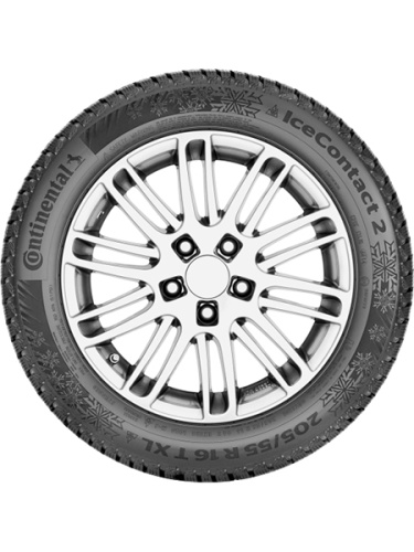 фото протектора и шины IceContact 2 SUV Шина Continental IceContact 2 SUV 215/65 R16 102T